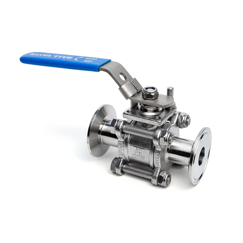 3PC na Ganap na Naka-encapsulated Tri-Clamp Sanitary Ball Valve 3PC na Ganap na Naka-encapsulated Tri-Clamp Sanitary Ball Valve