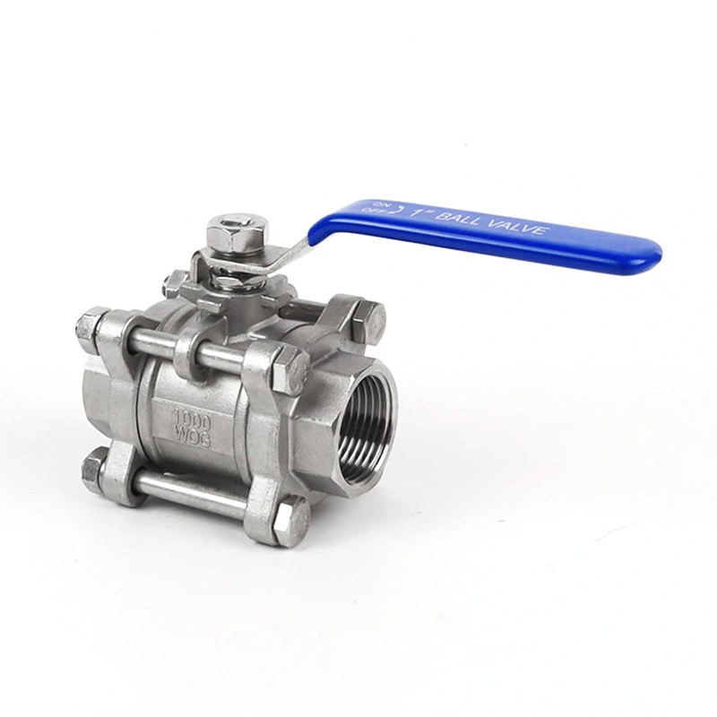 3PC Heavy Duty Ball Valve na may Locking Device