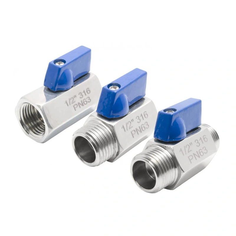 Hindi kinakalawang na Steel Mini Ball Valve